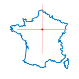 Carte d'Ondreville-sur-Essonne