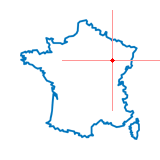 Carte de Vroncourt-la-Côte